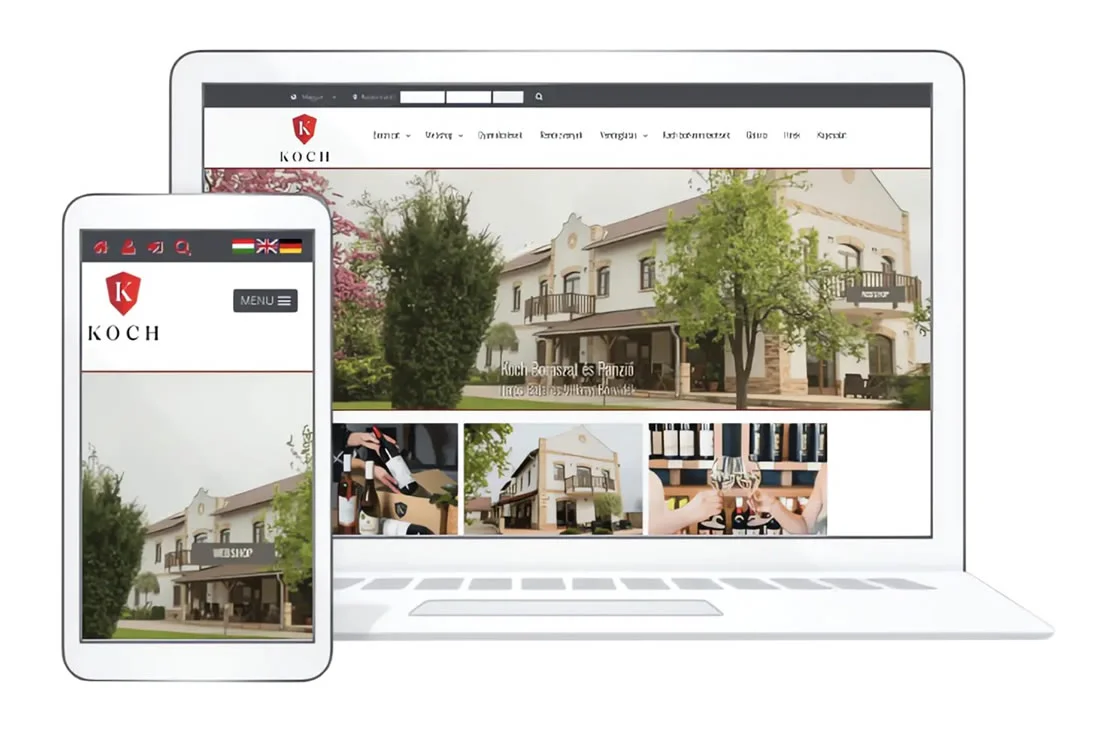 Koch Borászat, webshop